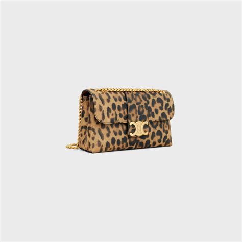 celine bag leopard print|TEEN CELINE VICTOIRE BAG IN TRIOMPHE CANVAS .